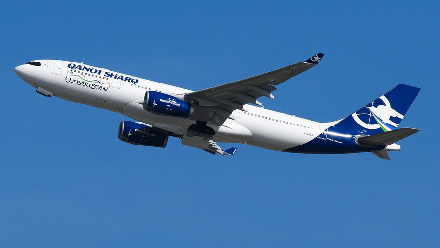 Самолёт Qanot Sharq Airbus A330-200